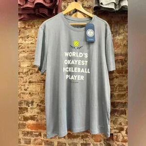 Life is Good Pickleball tee